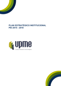 plan estratégico institucional pei 2015 - 2018