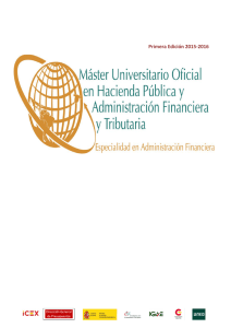 Máster Universitario Oficial en Hacienda Pública y Administración