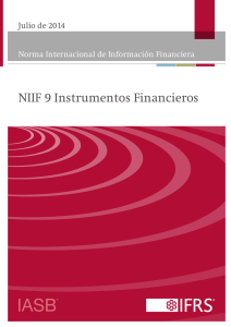 NIIF 9 Instrumentos Financieros
