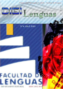 Digilenguas Nº 4 - Departamento Editorial Facultad de Lenguas