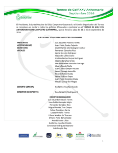 programa oficial - Federación Colombiana de Golf