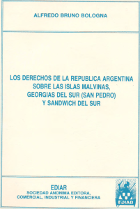 Los derechos de la República Argentina sobre las Islas