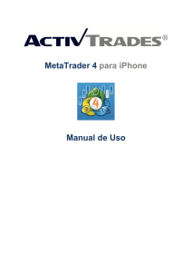 MetaTrader 4 para iPhone Manual de Uso