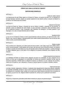 Código Civil para el Estado de Tabasco.