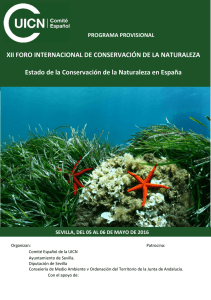 XII FORO INTERNACIONAL DE CONSERVACIÓN DE LA