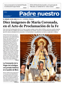 Diez imágenes de María Coronada, en el Acto de Proclamación de
