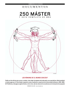Ranking de 250 M&aacute;ster - Universidad Aut&oacute;noma de Madrid
