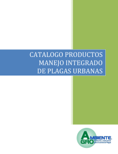 catalogo productos manejo integrado de plagas urbanas