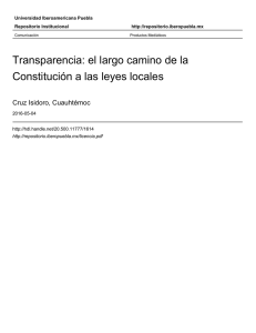 Transparencia: el largo camino de la Constitución a las leyes locales