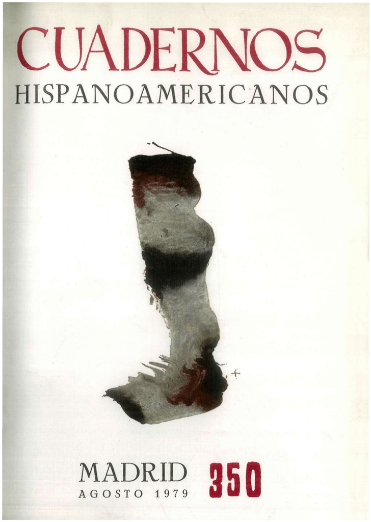 Cuadernos Hispanoamericanos Nº 350 Agosto 1979 - 