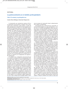 La pulsicooximetría en el ámbito prehospitalario