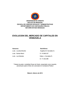 evolucion del mercado de capitales en venezuela