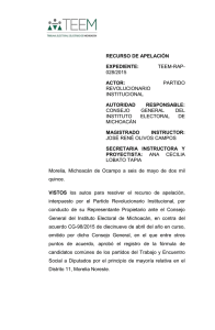 TEEM-RAP-028-2015 - Tribunal Electoral del Estado de Michoacán