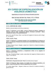 programa - Ilustre Colegio de Abogados de Valencia