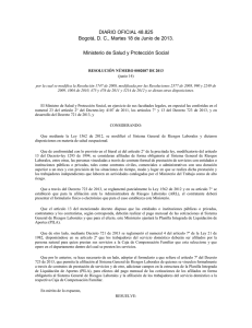 DIARIO OFICIAL 48.825 Bogotá, DC, Martes 18 de