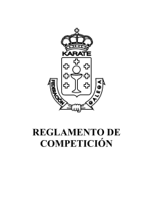 reglamento de competición - Federación Gallega Karate