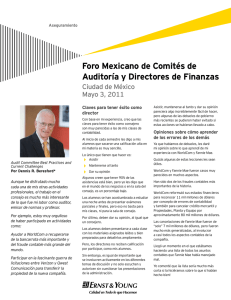 Foro Mexicano de Comités de Auditoría y Directores de Finanzas