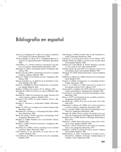 Bibliografía en Español