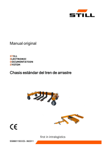 Manual original Chasis estándar del tren de arrastre