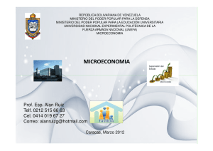 microeconomia - 1ERCONTADURIA2012