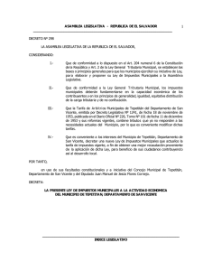 decreto n° 343 - Asamblea Legislativa