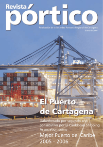 2007 Enero - Organización Puerto de Cartagena