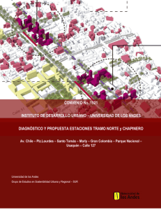 Diagnóstico y propuesta estaciones tramo norte y Chapinero