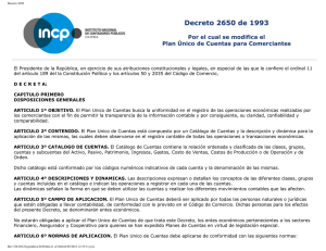 Decreto 2650 de 1993 - Instituto Nacional de Contadores Públicos
