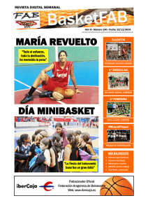 revista 140 - Federación Aragonesa de Baloncesto