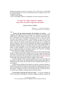 pdf El castro de Coaña (Asturias) y algunas notas sobre el posible