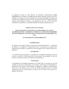 RAP-0003-0252-2013 - Parlamento Centroamericano