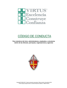 Código de Conducta - The Archdiocese of Santa Fe