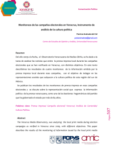 Monitoreos de las campañas electorales en Veracruz