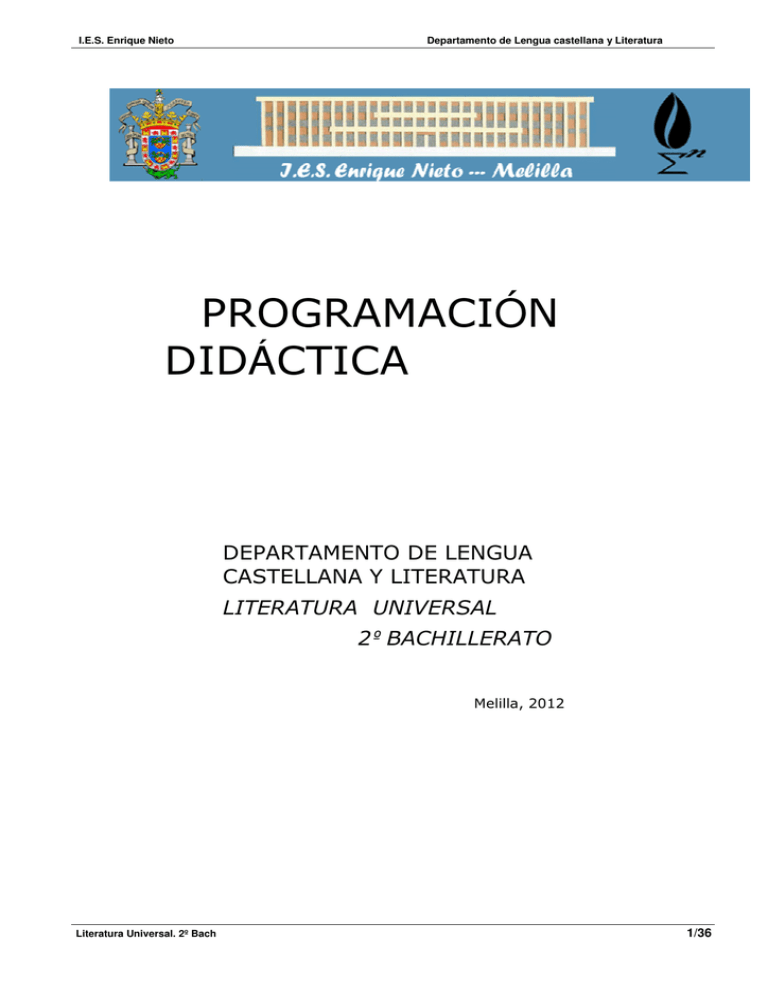 Programación Didáctica