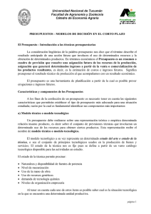 Universidad Nacional de Tucumán Facultad de Agronomía y