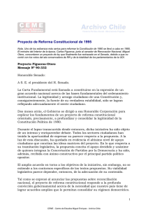 Proyecto de Reforma Constitucional de 1995
