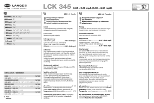 LCK 345 0.05 – 5.00 mg/L (0.05 – 3.00 mg/L)