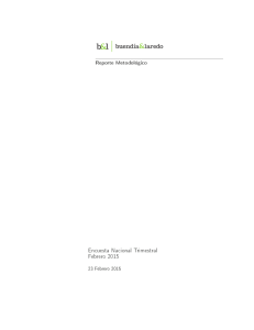 Encuesta Nacional Trimestral Febrero 2015