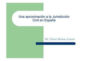 Una aproximación a la Jurisdicción Civil en España