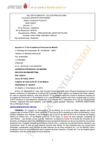 SAP Madrid 96/2015, de fecha 19 de febrero