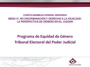 Programa de Equidad de Género