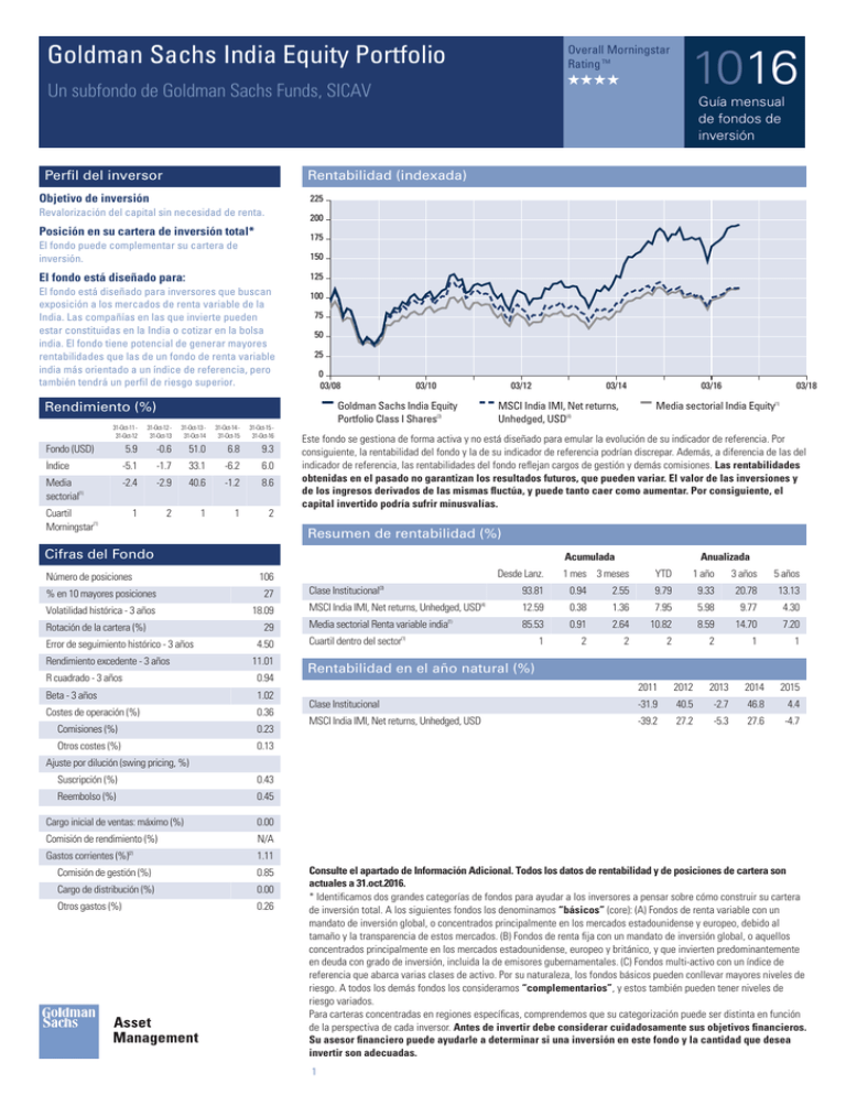 goldman sachs india equity research reports
