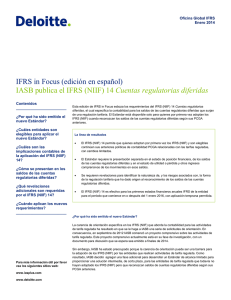 IFRS in Focus (edición en español) IASB publica el IFRS