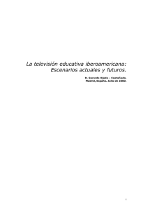 La televisión educativa iberoamericana: Escenarios actuales