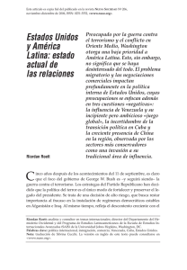 Estados Unidos y América Latina: estado actual