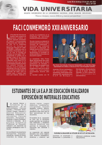 Boletín Virtual Nº 018 - Universidad Nacional Jorge Basadre
