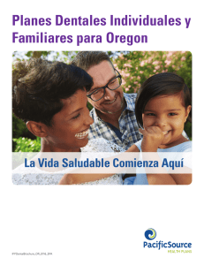 Planes Dentales Individuales y Familiares para Oregon