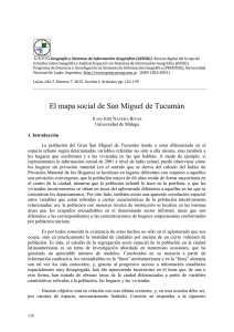 El mapa social de San Miguel de Tucumán