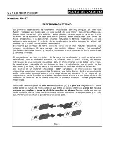 ELECTROMAGNETISMO MATERIAL: FM-27