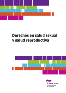 Derechos en salud sexual y salud reproductiva